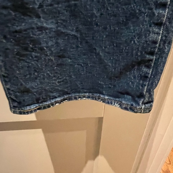 Levi's Ribcage Straight Ankle medium Blue Cropped Size 20W - Picture 4 of 10